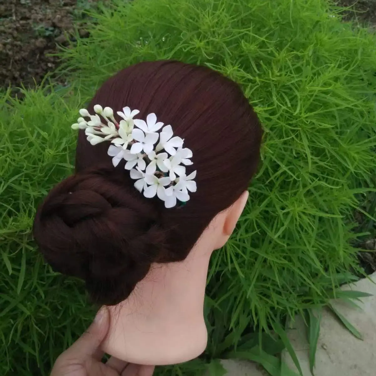 

LALAVARA Clearance Flower Hair Accessories Women Qipao Hanfu Kanzashi Headpiece