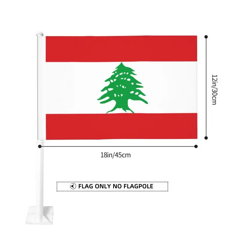 12x18 дюймов Ливан флаг 30x45 см автомобильные флаги