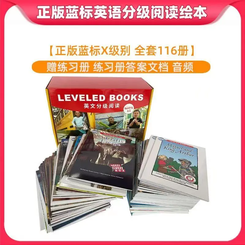 RAZ Leveled Books ( Level X) Quisite Gift Box Translation Manual+exercise Book High-quality Children's English Reading