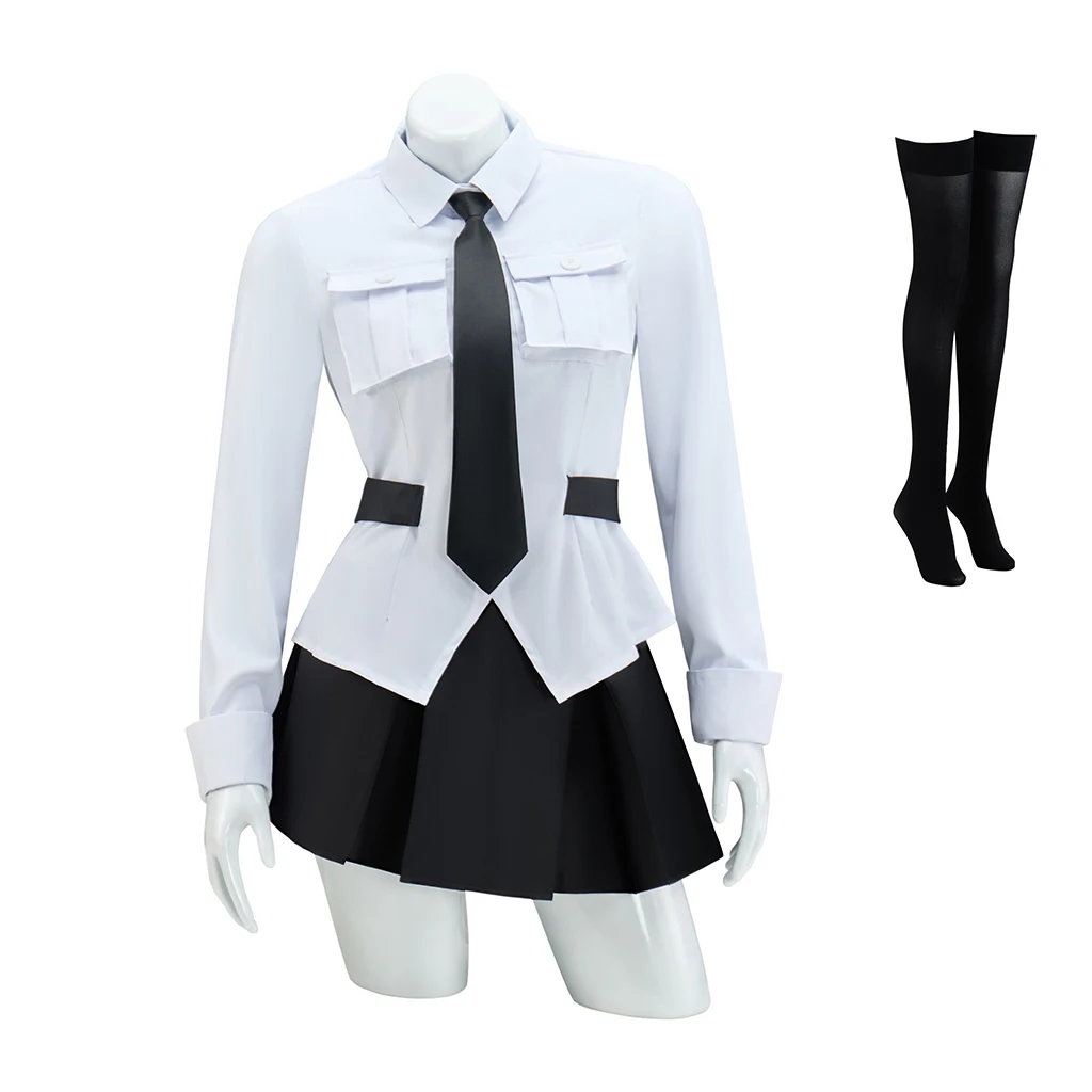 Костюм для косплея Game Skullgirls Filia женский черный белый цвет комплект униформы Jk