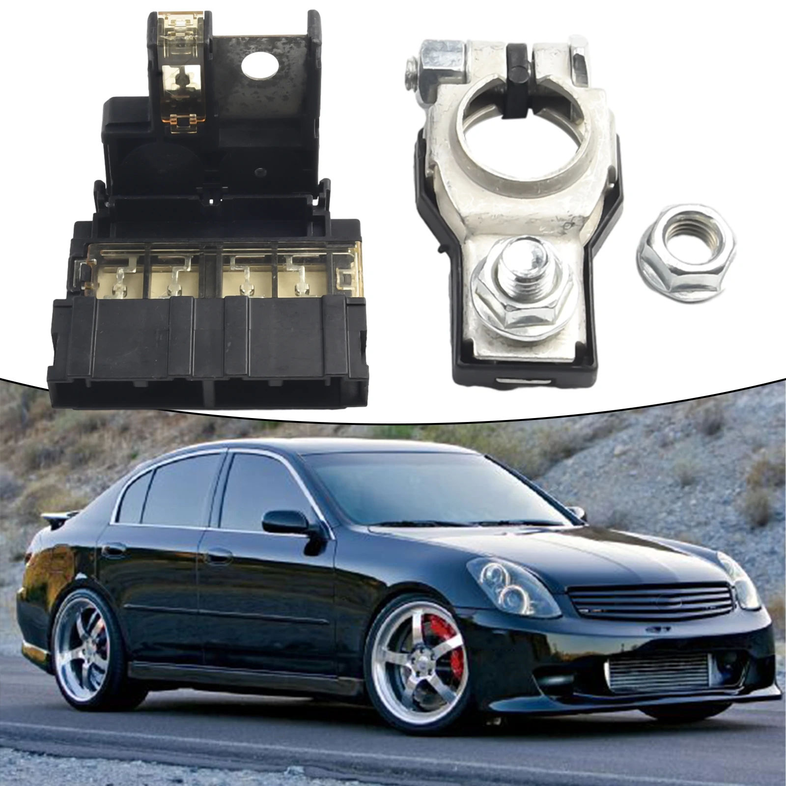 Плавкий предохранитель аккумулятора для Nissan 350z Infiniti G35 FX35 FX45 03-2008 подключение