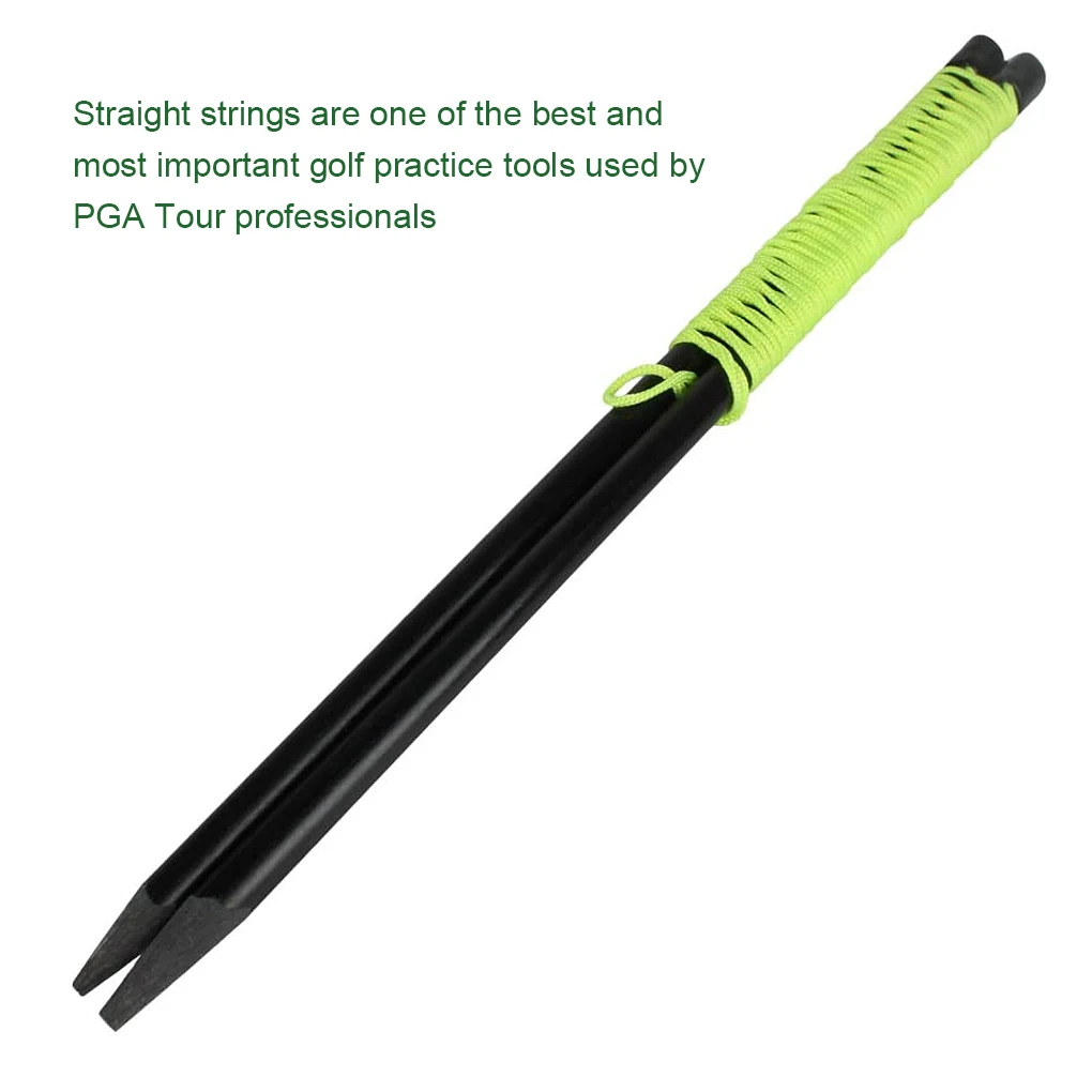 

Golf Alignment Sticks Fiberglass Swing Putting String Training Aids