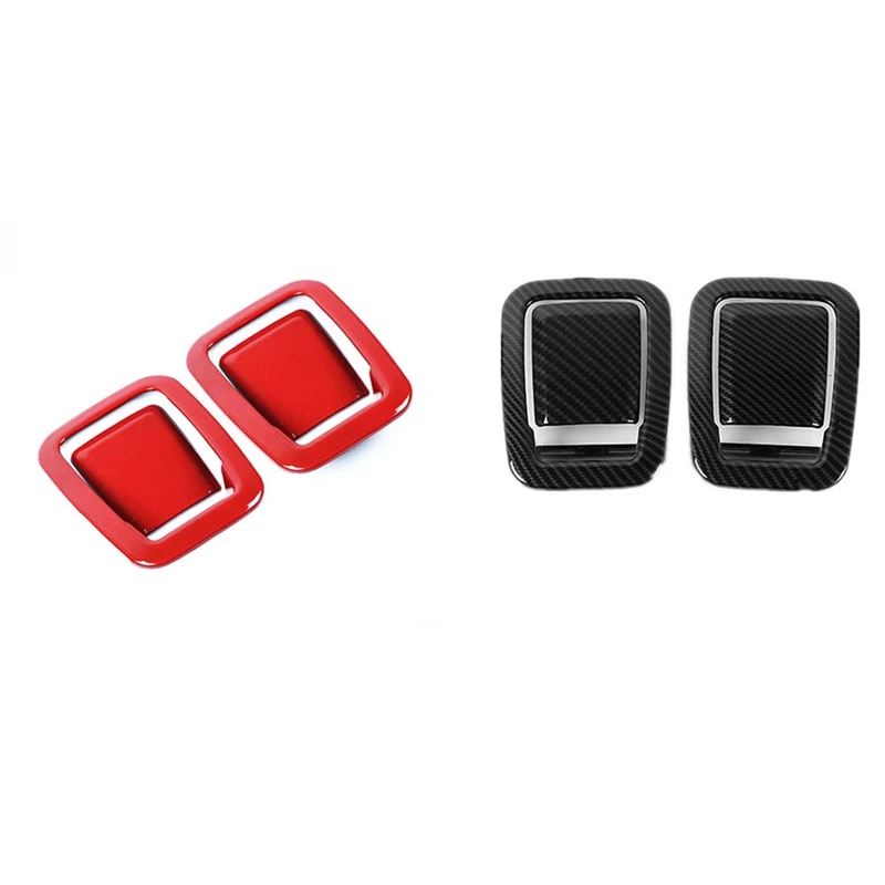 

Car Seat Backrest Adjustment Handle Cover Trim ABS Interior Accessories For Chevrolet Camaro 2010-2015