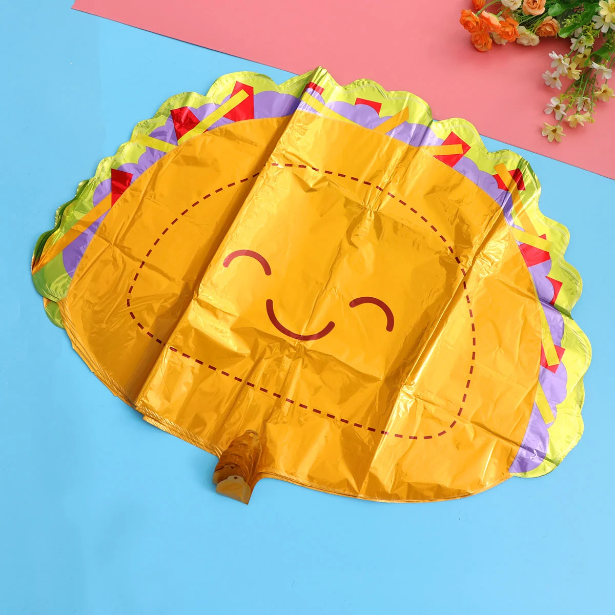 

6Pcs Taco Foil Balloon Aluminium Foil Party Balloon Mexican Fiesta Ballooon for Birthday Shower Party Decoration