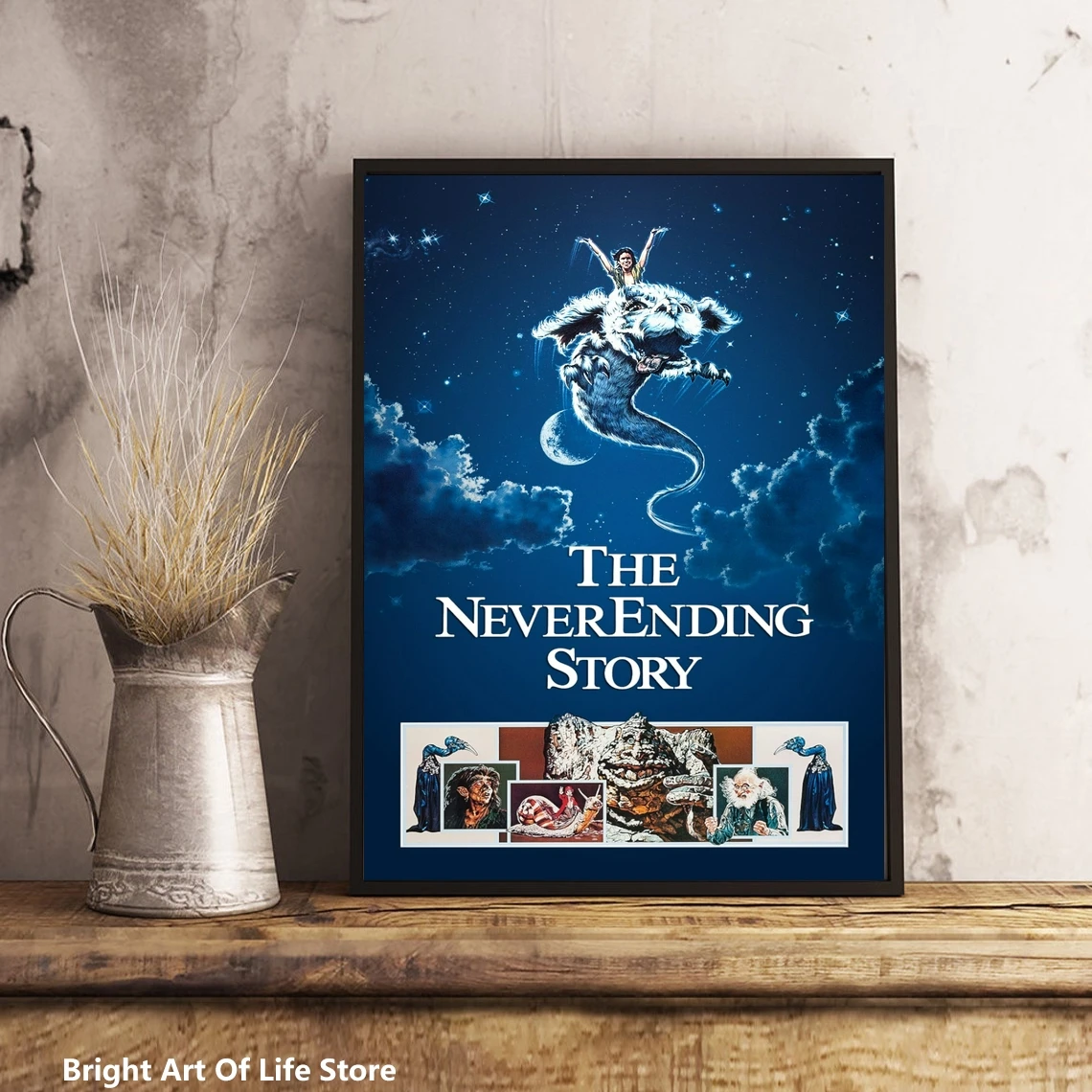 Постер фильма неистовая история (1984) Обложка со звездами фотопечать на холсте