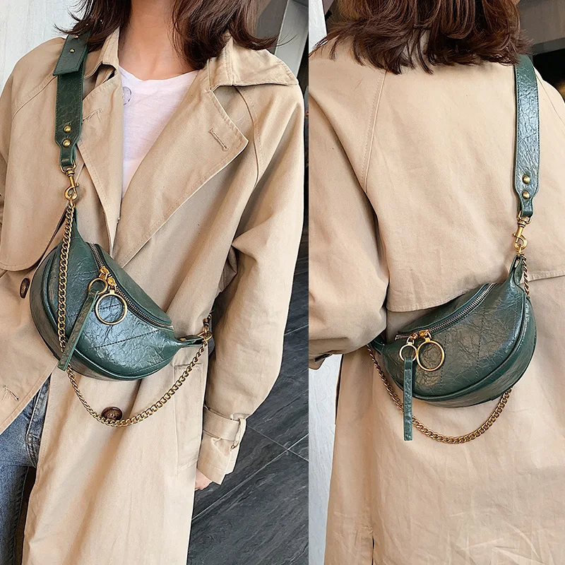 

Luxury Fashion Quality PU Leather Crossbody Bags For Women 2022 Lady Travel Handbags Purses Chain Small Shoulder Messenger Bag