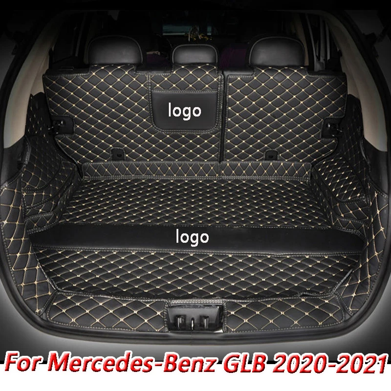 

Кожаный коврик для багажника автомобиля Mercedes-Benz GLB X247 2020 2021, 7-местный коврик-подкладка для груза, коврик, автомобильные аксессуары