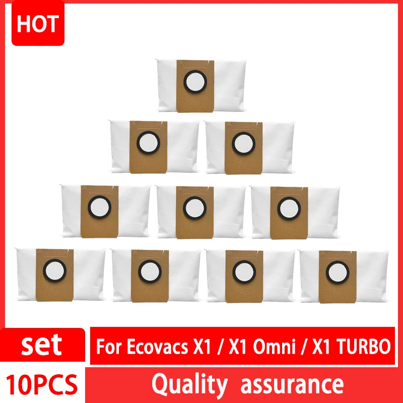 

For Ecovacs deebot x1 OMNI Robot Vacuum Cleaner Dust Bags spare parts X1 TURBO Garbage Bag Dirty bin Replacement Accessories