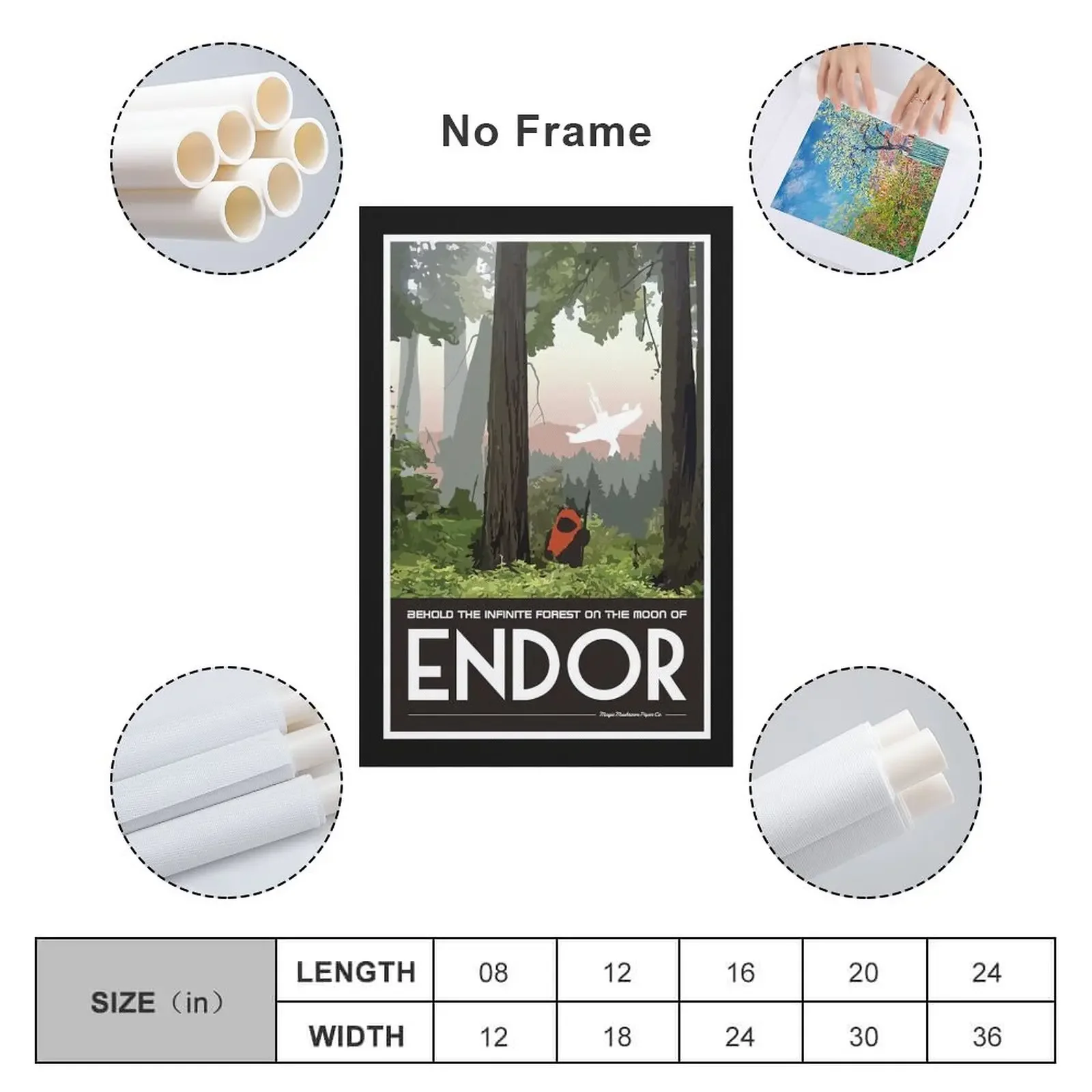 Ewok Endor-Wicket W. Warrick Холст Картина украшения стены картины для спальни плакат