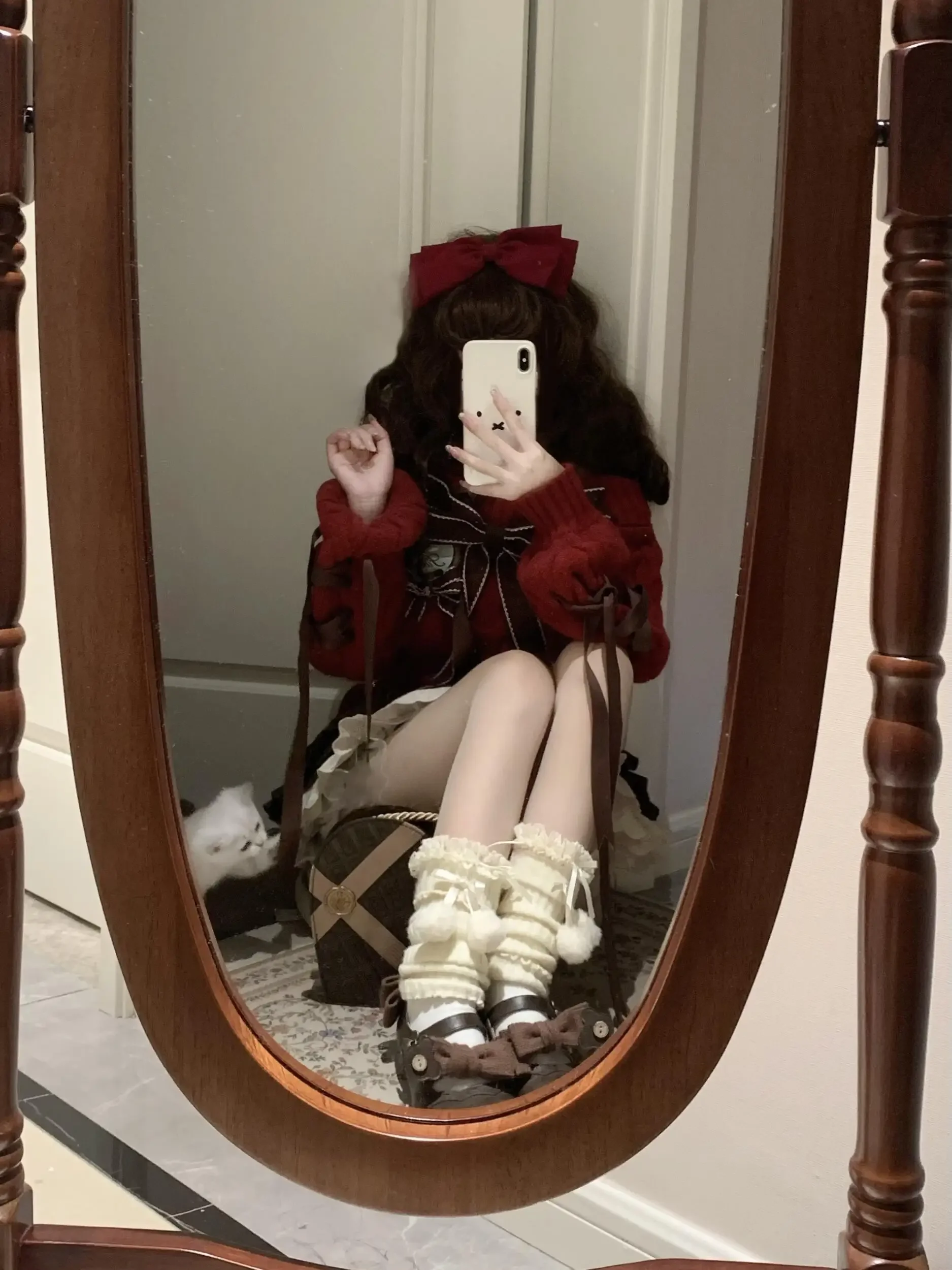 Рождественские красные милые крутые свитера женские облегающие с открытыми