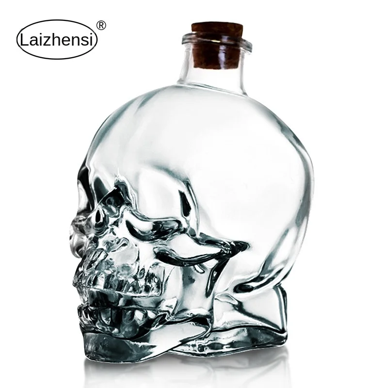 

Skull Wine Bottle Creative Wine Bottle Glass Skull Wine Bottle Red Wine Bottle Home-Brewed Wine Bottle Wine Set