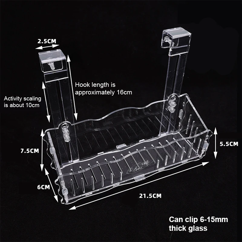 Аквариумное украшение акриловый подвесной водный плантатор держатель