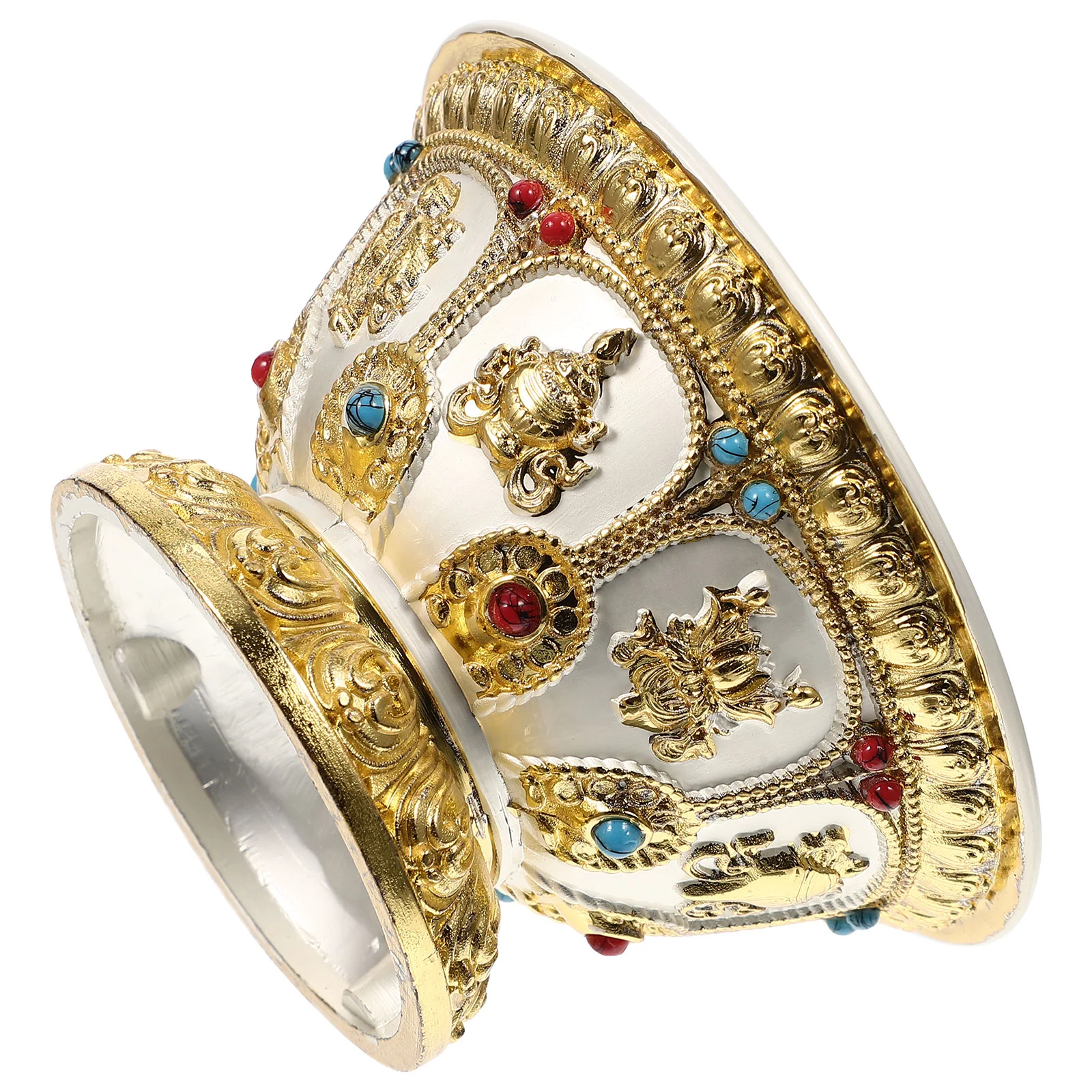 

Bowl Offering Ashtray Brass Sacrificial Copper Water Home White Decorative Temple Treasure Singing Fengshui Meditation Cigar