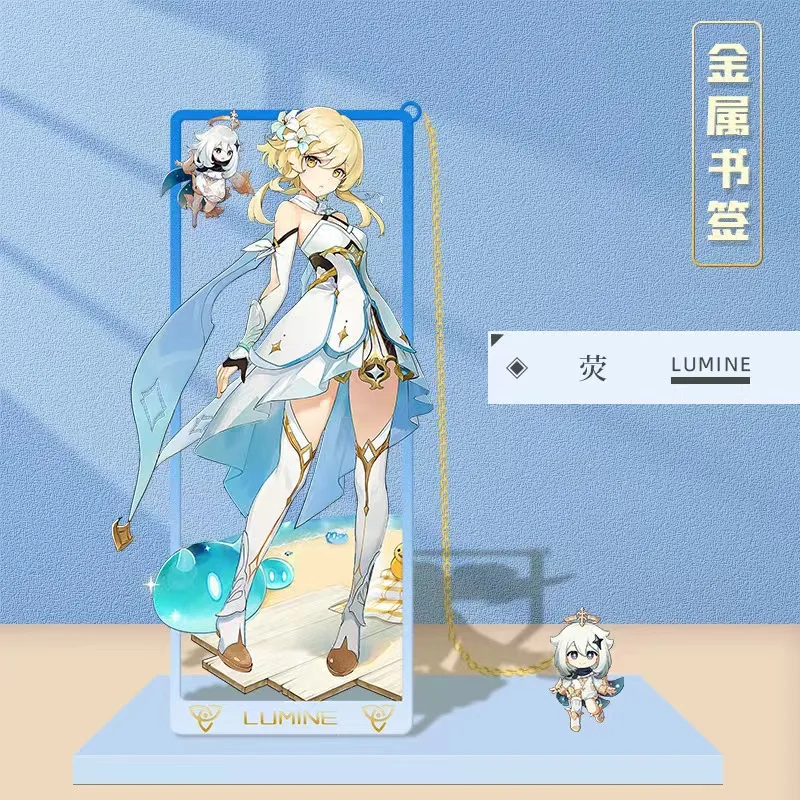 

Металлическая закладка Genshin Impact MINISO