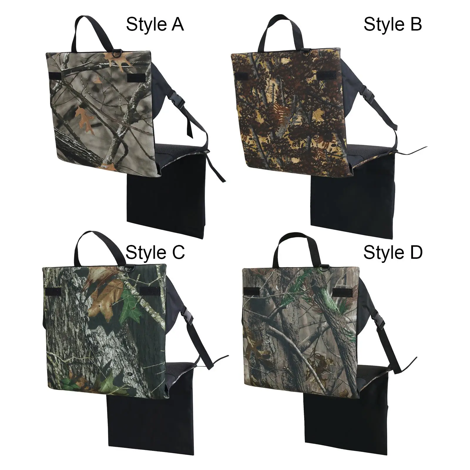 

Portable Stadium Seat Chair Foldable Cushion Shoulder Strap Tote for Sports Events Outdoor Concert Beach Picnic Backyard