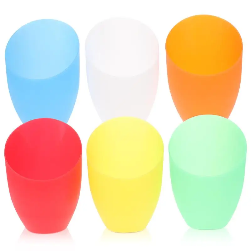 

6pcs Small Lampshade 42mm Opening Barrel Lamp Shade Retro Style Lamp Shade Inclined Horseshoe Lampshade Plastic Lampshade