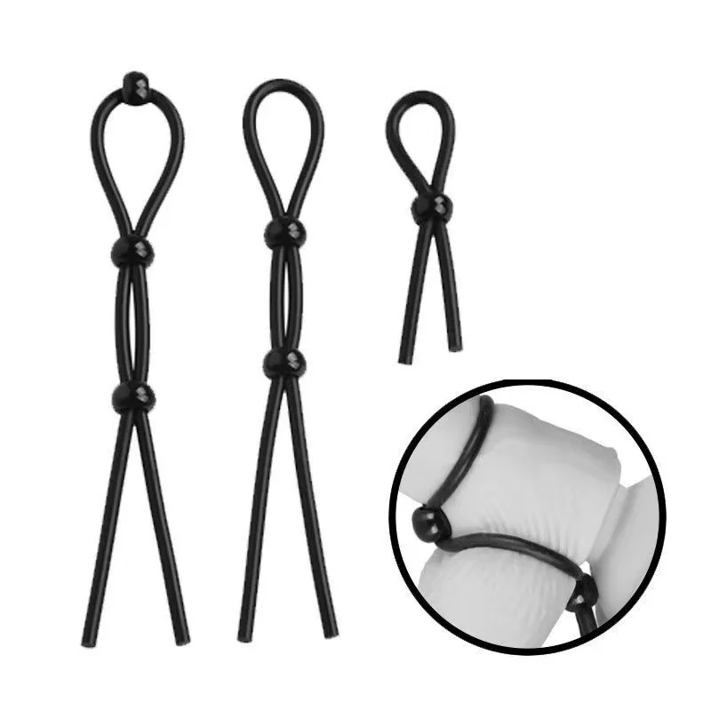 3 шт. силиконовое кольцо для пениса Бандажное удобные регулируемые кольца на член