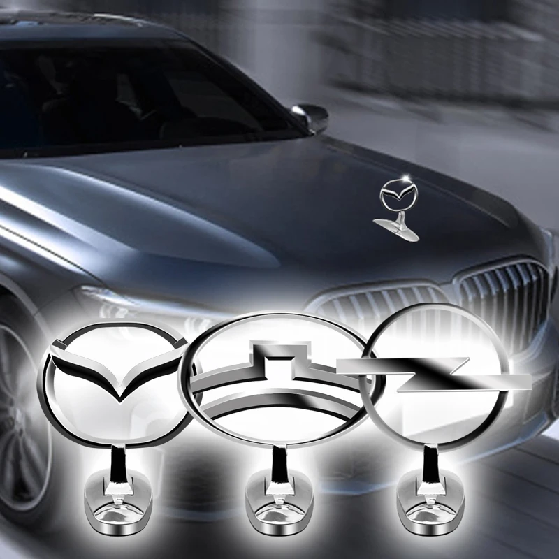 Автомобильные наклейки из цинкового сплава эмблема передней капоты этикетка
