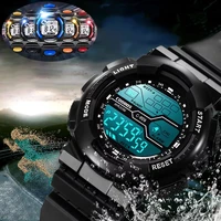 mens top brand led electronic digital watch men silicone sport multifunction watches waterproof clock montre homme reloj