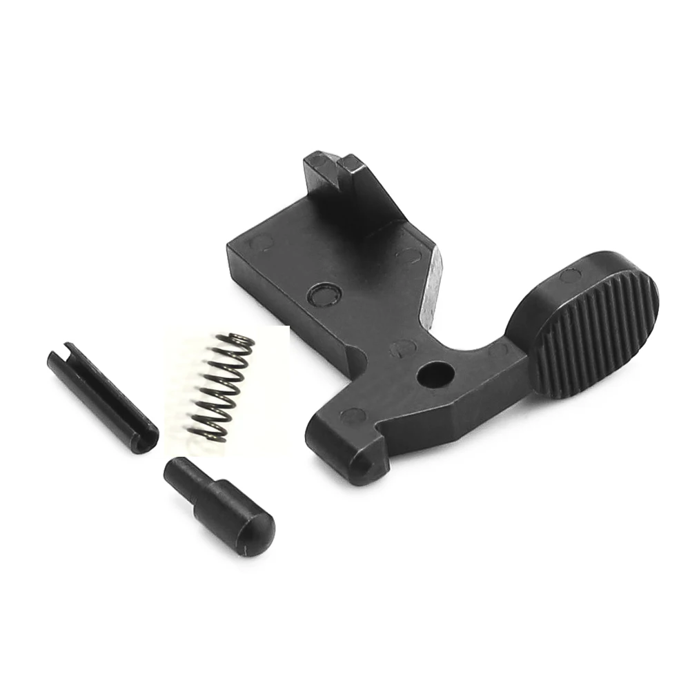 

Tactical AR15 Enhanced Bolt Catch EBC Extra Wide Lever .223 Spring,detent,pin for Hunting Airsoft AR15 Rifle Accessory