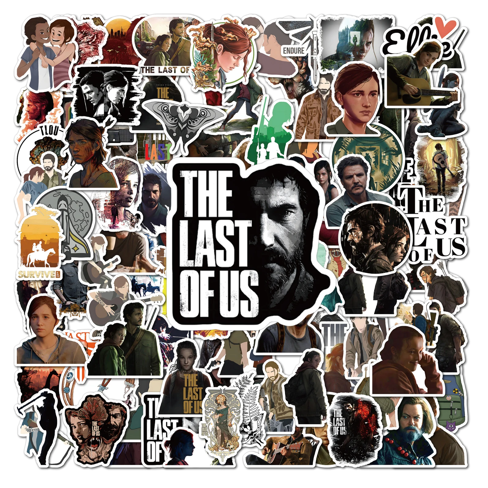 

10/50/100Pcs New TV Show the Last of Us Stickers Firefly Joel Abby Ellie Decal Game Stickers Guitar Bicycle Fridge Laptop Gift