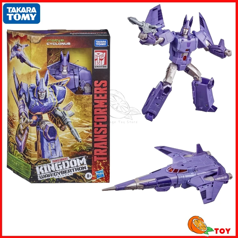 В наличии Takara Tomy Трансформеры игрушки Kingdom WFC-K9 Cyclonus Модель Коллекция роботов