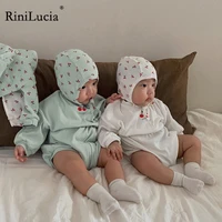 rinilucia baby girls boys clothes sets cotton fruit print tops romper 2 pieces toddler kids boy sports set suit outfits