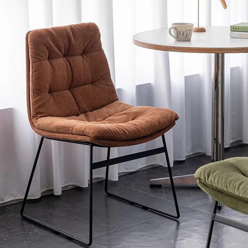 

Velvet Modern Dining Chairs Rustic Designer Trendy Dinette Dining Chairs Upholstered Nordic Sillas Comedor Home Furniture