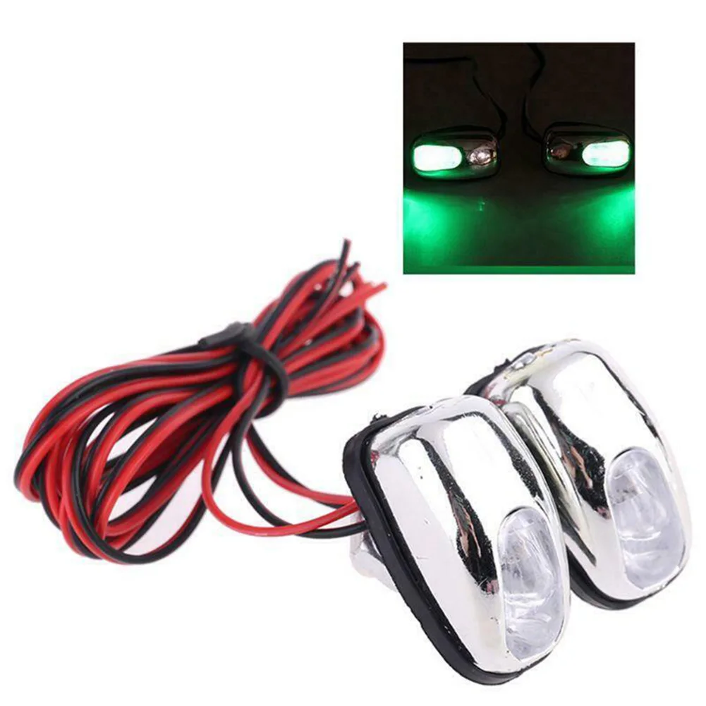 

Car Daytime Running Lights 2Pcs Car Light DC 12V Green PC + ABS Resistant And Waterproof For Most Cars And Trucks