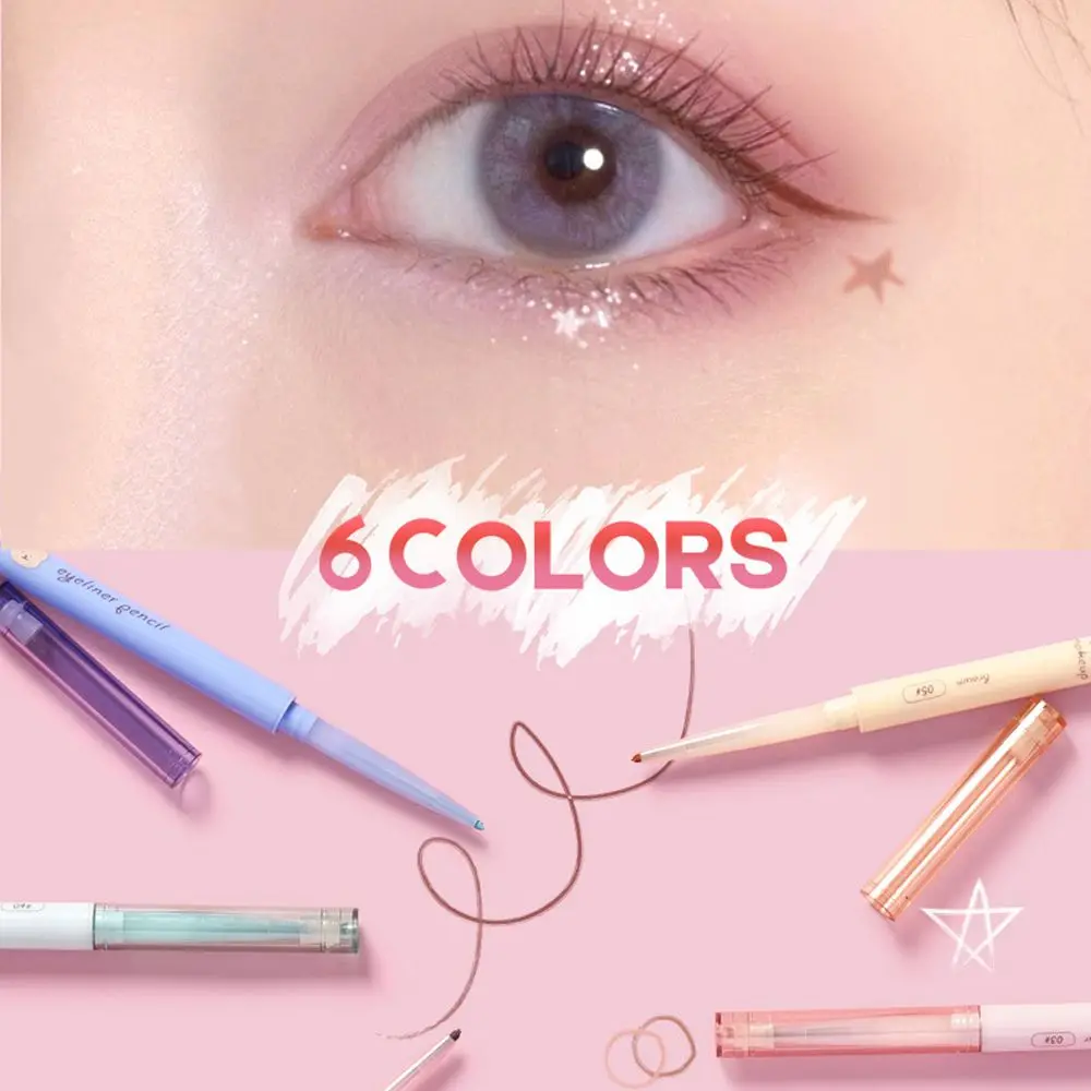 

Multi-color Smooth Fine-head Eyeliner Pencil Non-smudge Long Lasting Eye Shadow Pen Easy-to-apply Eye Makeup Pencil