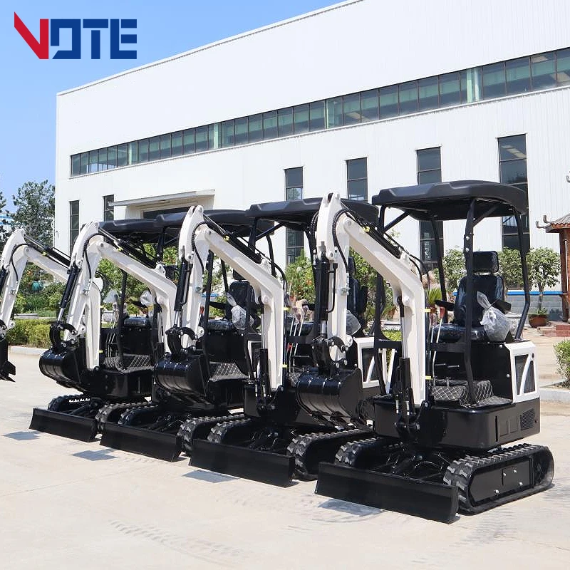 

Recruitment Agent Multifunctional Mini Digger With Attachment Chinese New Crawler Excavator Machine Hydraulic 1.5 T Small Bagger