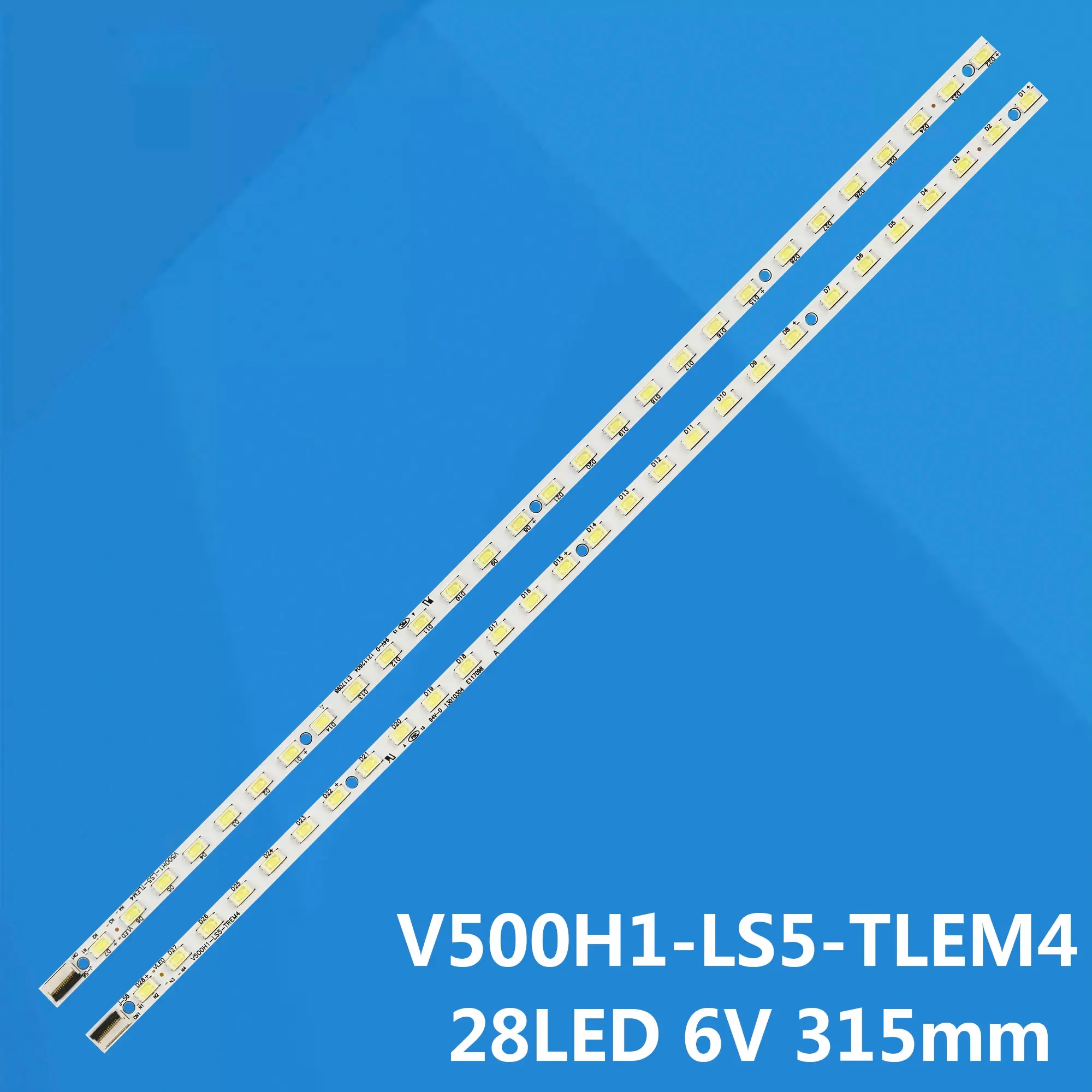 

2 Pieces/lot LED strip V500H1-LS5-TLEM4 V500H1-LS5-TREM4 4A-D071074 For TCL LE50D8800 L50E5000A L50E5010A L50E5050A LE50D880