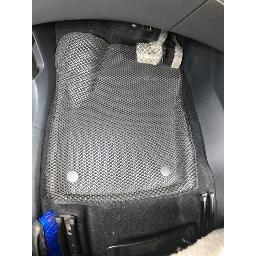 Новинка! Коврики Ева с Пресс Бортами на Skoda Rapid PREMIUM черный | Floor Mats