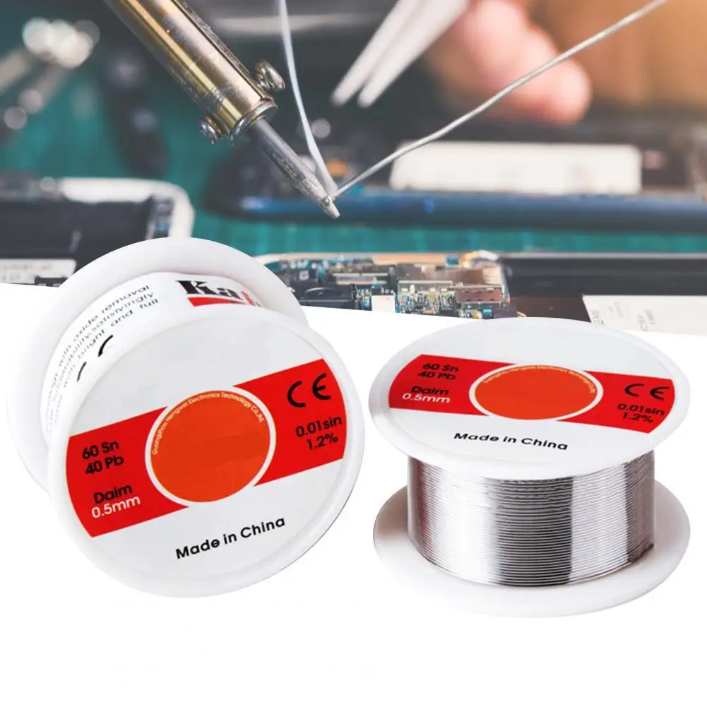 

Low Melting Point Complete Rosin Core 50g 0.3/0.4/0.5/0.6mm for Electronic Components Professional Solder Wire Tin-lead Tin Wire