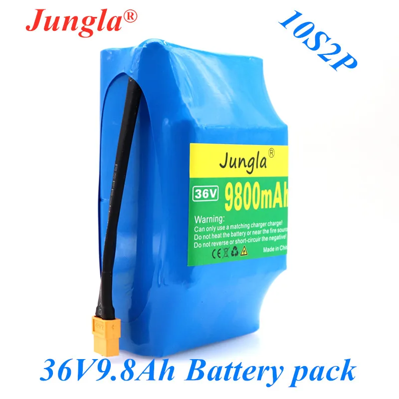 

100% New Original balanced scooter 36V 9.8AH 10s2p 36v 9800mAh battery car scooter built-in Protection plate 18650 battery
