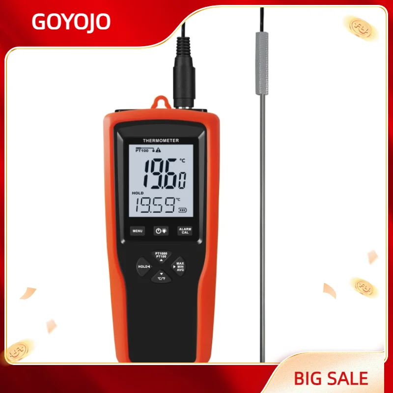 

YET-710L Precision RTD Handheld Data Logger Thermometer