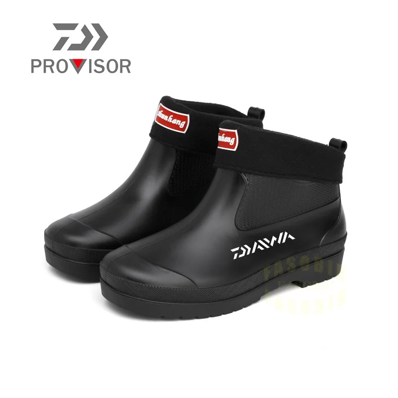 

Daiwa Waterproof Water Shoes Durable Anti-skid Fishing Shoes Men's Work Garden Shoes Outdoor Sport Fishing Waders Boots
