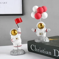 creative resin space astronaut car decoration desk soft mounted studio bookcase modern home birthday gift