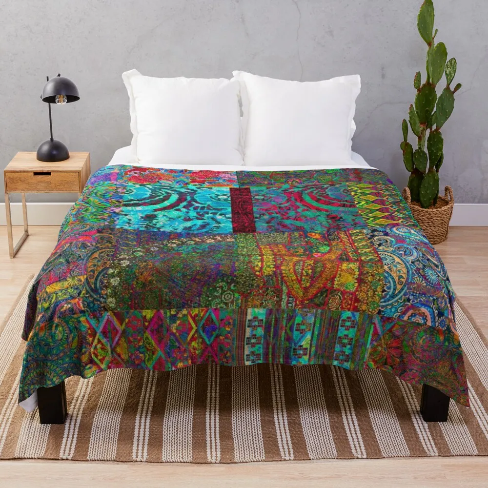

Bohemian Wonderland Throw Blanket Velour