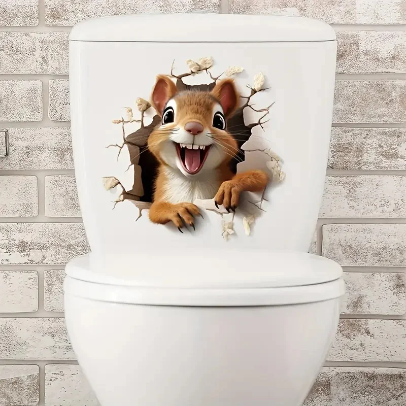 

3D наклейки на стену с белкой ПВХ