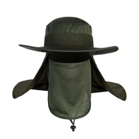 summer outdoor travel fishing fisherman neck face uv sun protection flap cap hat