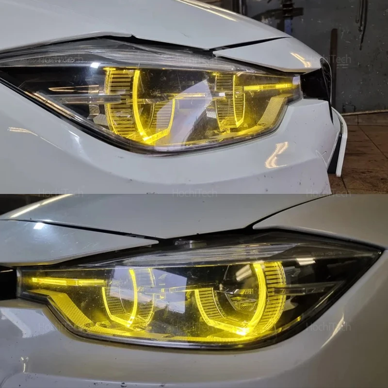Желтая светодиодная фара для 3-й серии F30 F31 F34 Facelift 2016-2019 Светодиодная фара 63117419615    Световая доска DRL Angel Eyes 7419615 (art.: 3920cd5950e3e) - 3920cd5950e3e