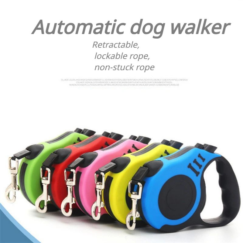 

3m/5m Stretchable Dog Leash Auto Dog Walker Dog Harness Dog Leash Dog Accessories Dog Walking Dog Accessories Dog Chain