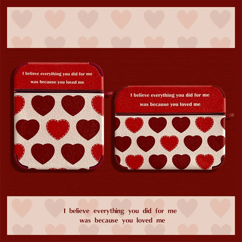 

Чехол для Airpods 3 2021/чехол для Airpods 3-го поколения, милый чехол с красным сердцем для Airpods Pro/Airpods 1/2 для девочек/влюбленных