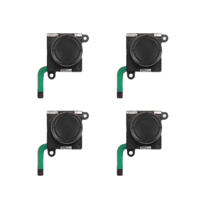 

4 Pieces 3D Replacement Left & Right Joystick Analog Rocker Stick With Cap For Nintendo Joy-Con Switch Controller