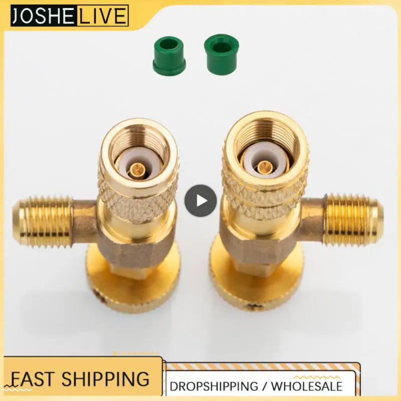 

1~10PCS Safety Valve High Hardnes Air Conditioning Coolant R410 R22 Be In Common Use Air Conditioner Connector