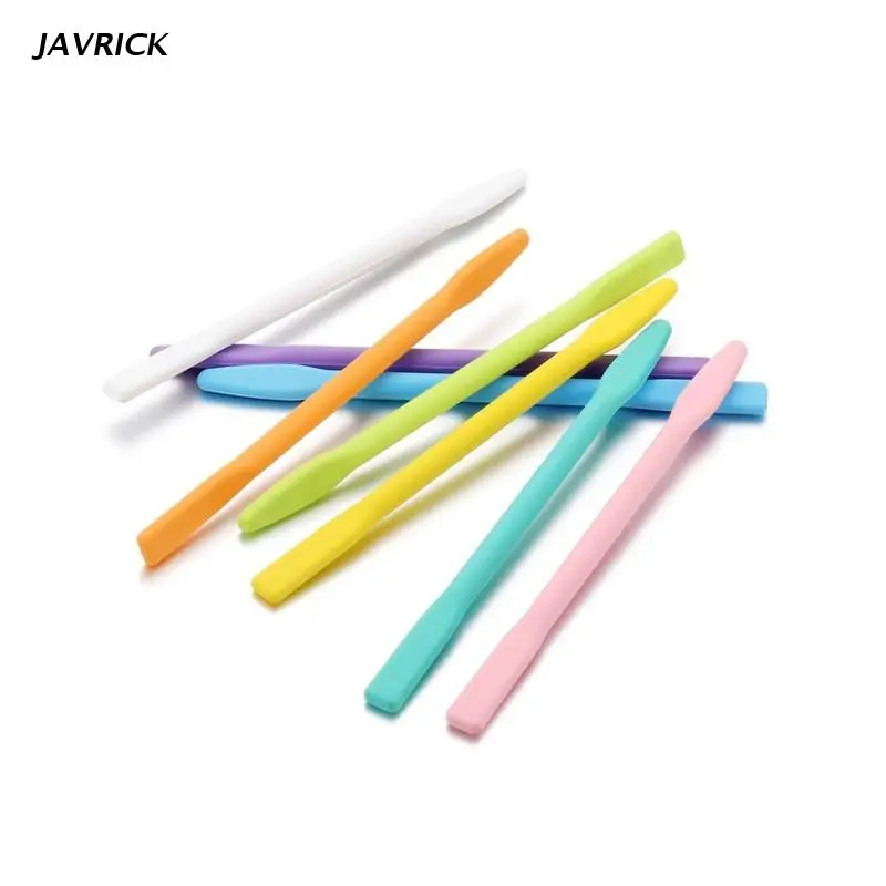 

4-дюймовые силиконовые перемешивающие палочки, многоразовые перемешивающие палочки для маски лица, стержни для смешивания смолы, эпоксидна...