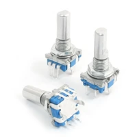 3pcs 6mm d shaft 360 degree rotary encoder w push button switch for computer input devices