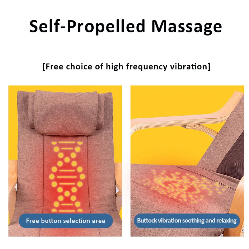 Многофункциональное электрическое кресло-качалка DAMEIDA с вибрацией и подогревом