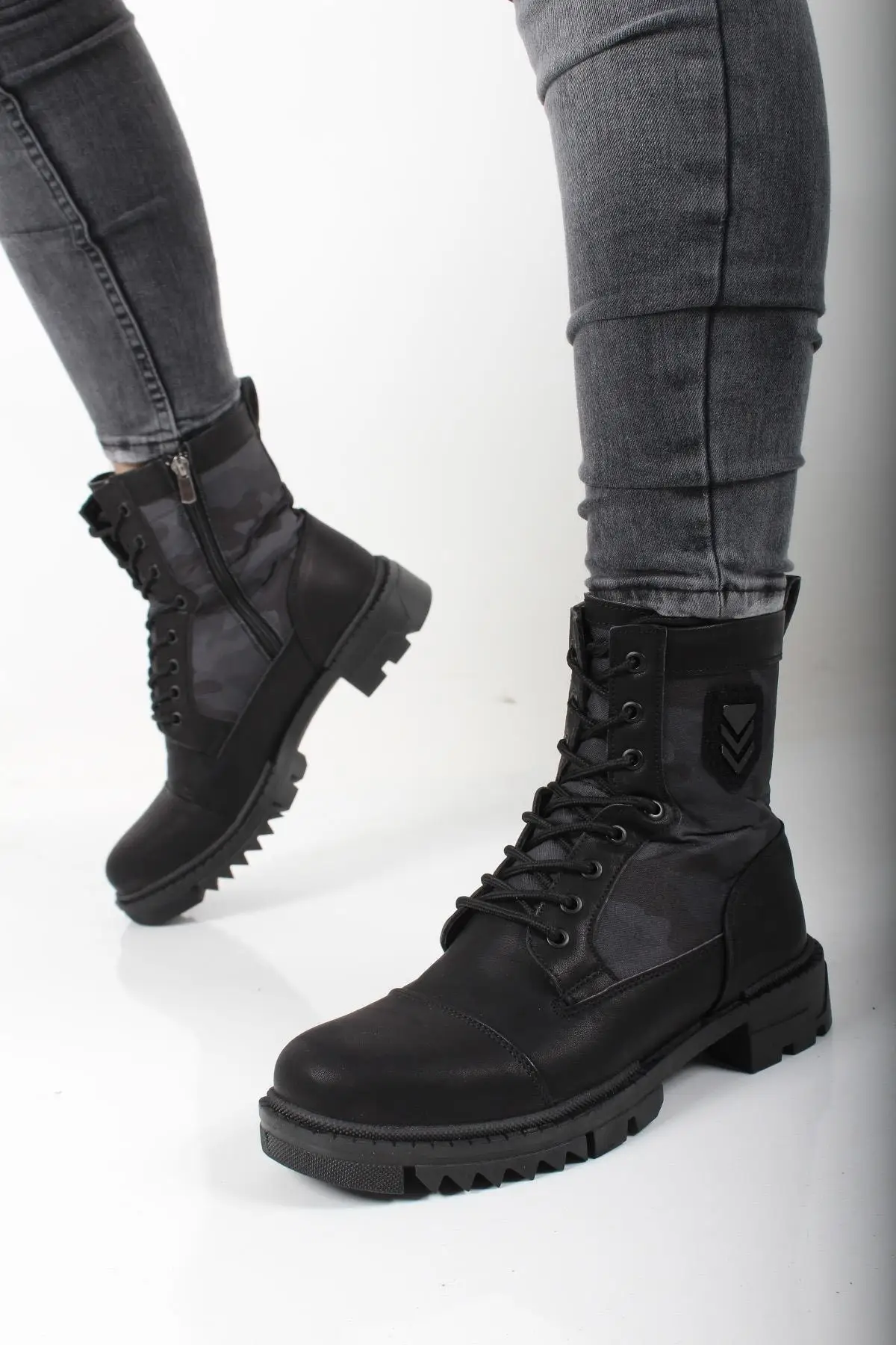 

FRZ PADIARLY DOWNLOADED Camouflage Military Postal Outdoor Casual Warm Activities Hiking Work Boots